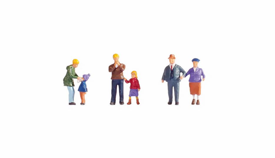 Noch 15930 Familie Meier im Winter 1:87 Spur H0 Neu OVP Figuren