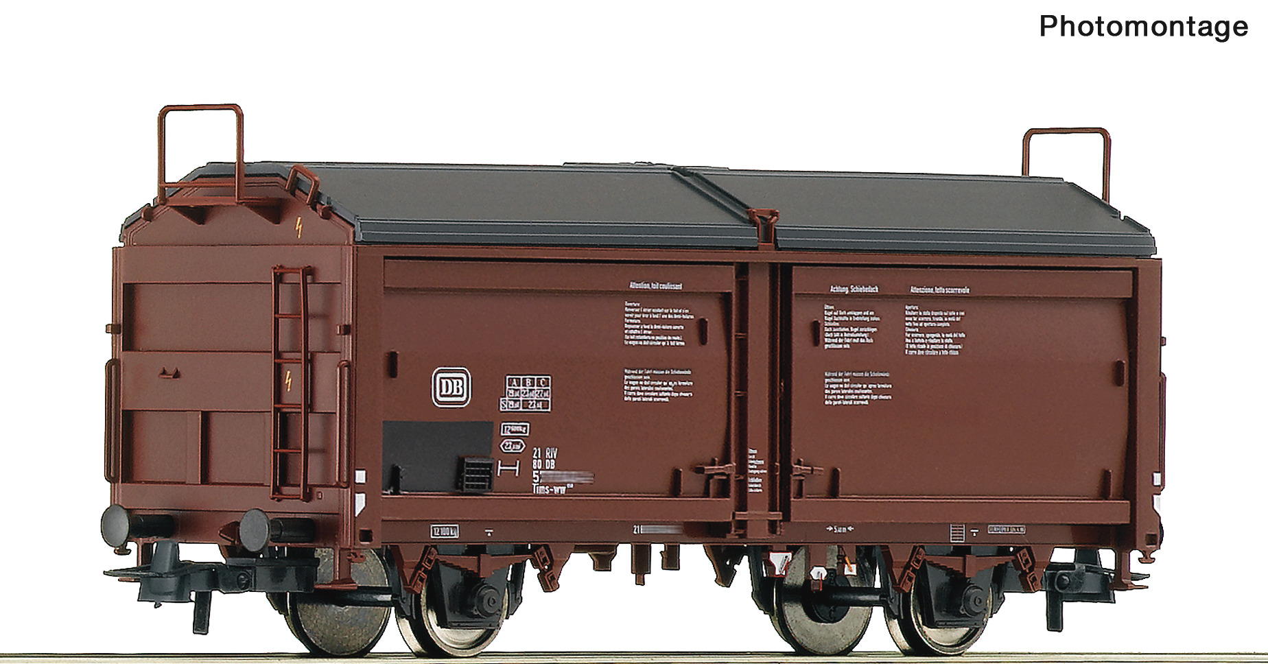 Roco 6600264 Schiebedach-/Schiebewandwagen