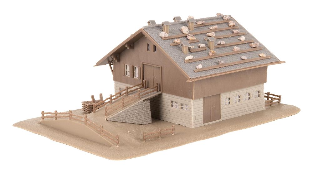 Faller 232129 Scheune mit Hocheinfahrt 1:160 Spur N Bausatz NEU