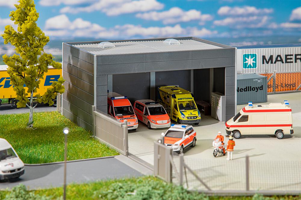 Faller 130893 Fahrzeugunterstand, Systembau - 1:87 Spur H0 - Bausatz