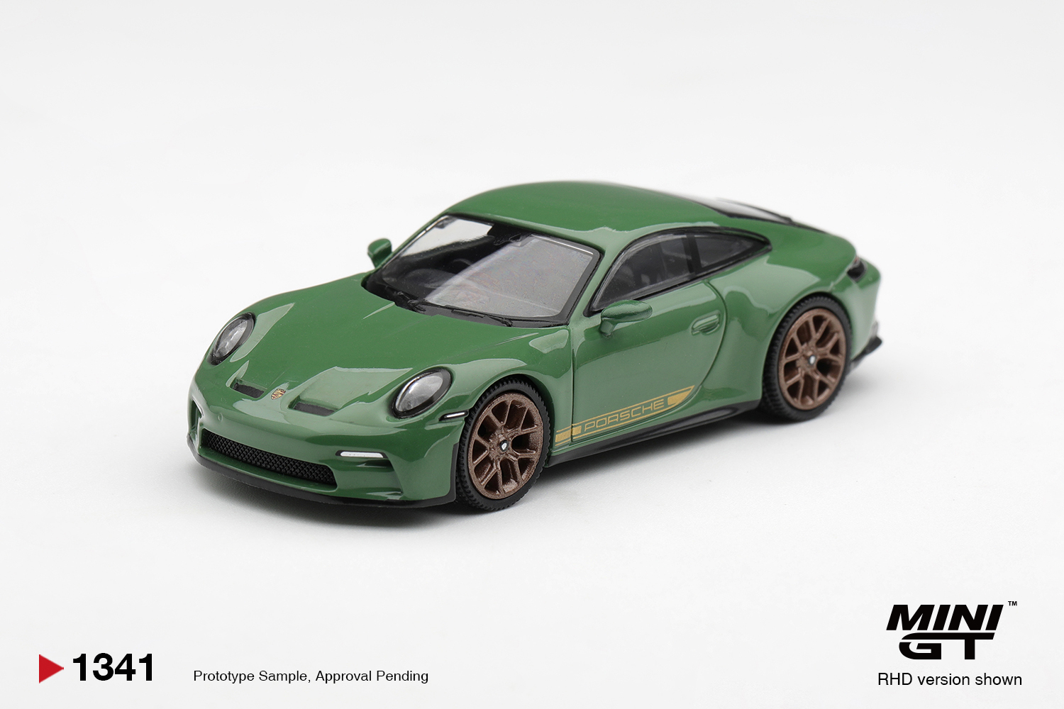 Mini GT 1341 1:64 PO 911 (992) GT3 TOURING AURATIUM GREEN 2022
