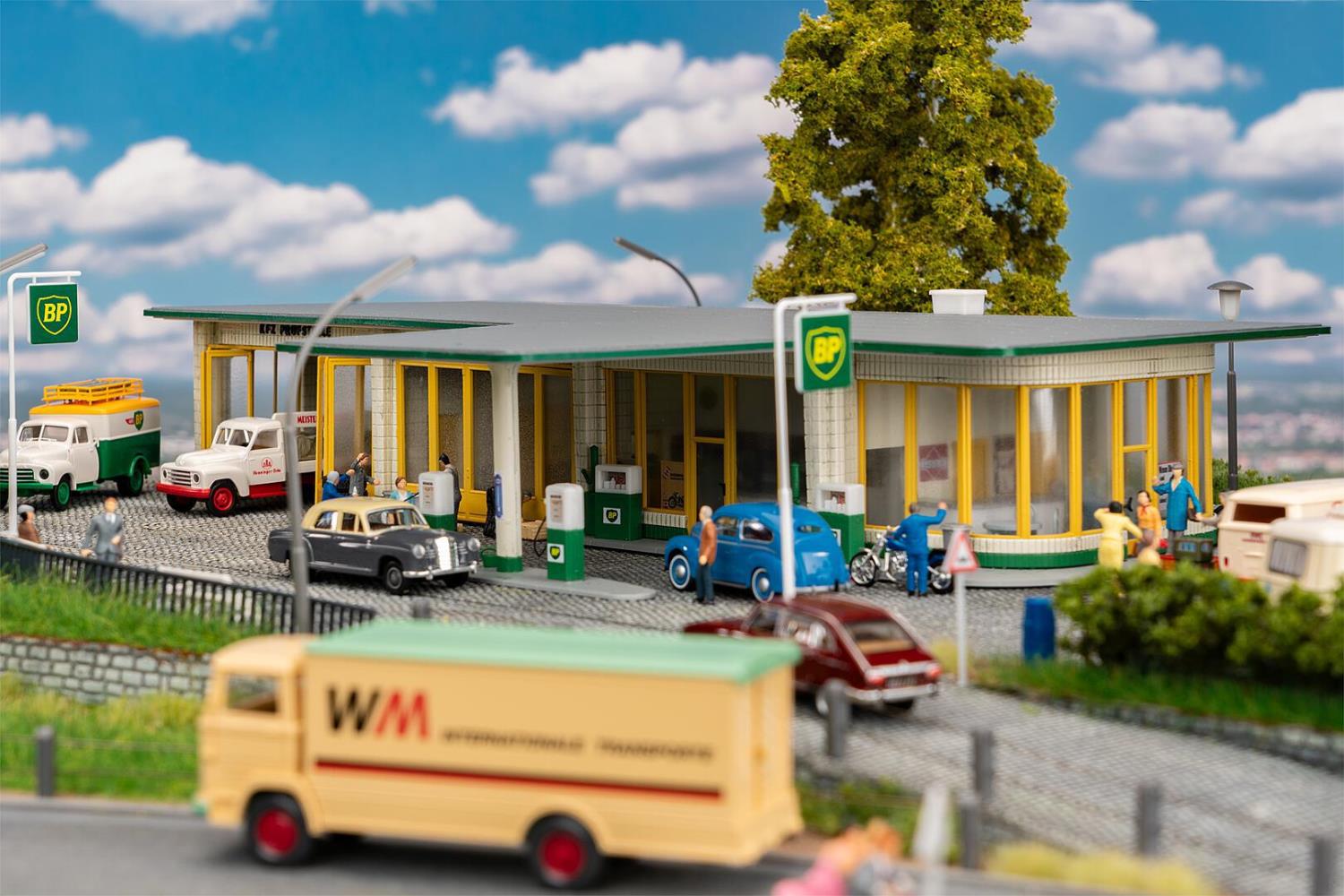 Faller 130592 Große BP-Tankstelle 1:87 Spur H0 Bausatz Neu OVP