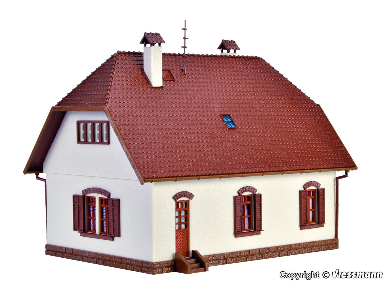 Vollmer 43657 Siedlungshaus - Spur H0 - Bausatz - Neu - OVP