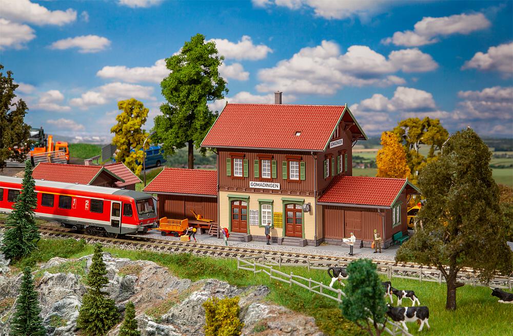Faller 110146 Bahnhof Gomadingen 1:87 Spur H0 Bausatz Neu OVP