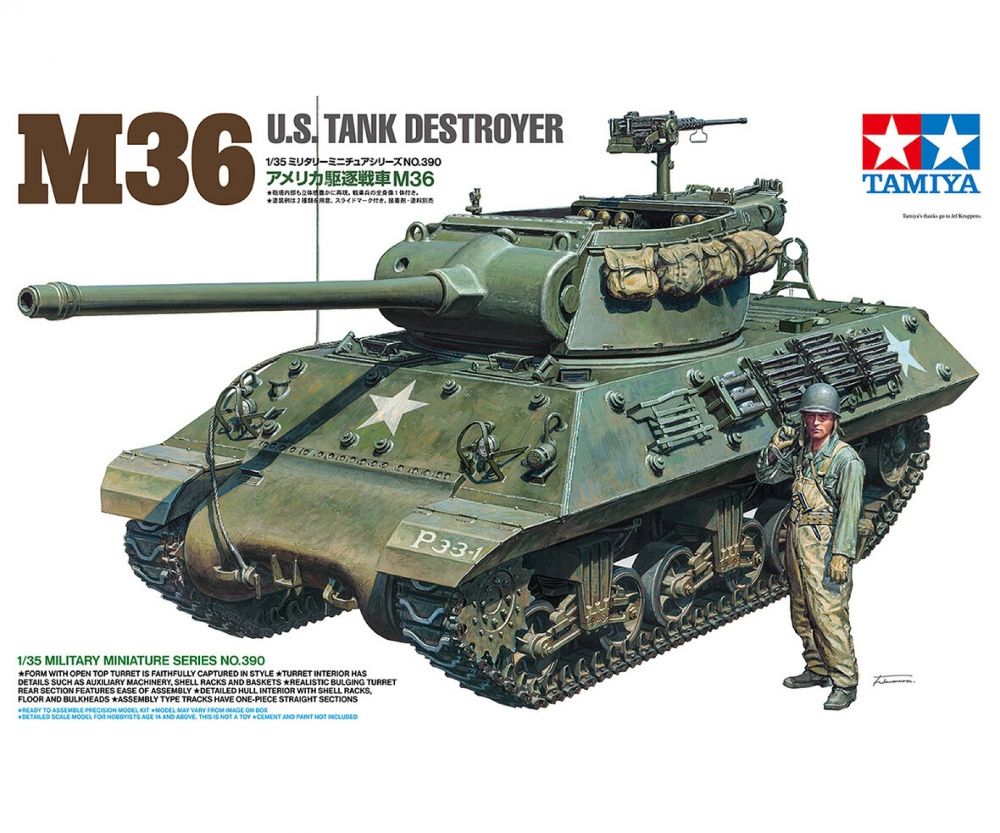 Tamiya 35390 US M36 Jagdpanzer (1) 1:35 Modellbausatz Neu OVP