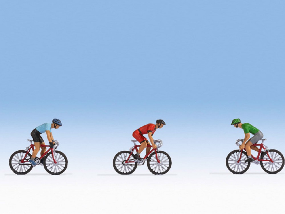 Noch 36897 Rennradfahrer (Modellbau)  Spur N NEU OVP Figuren
