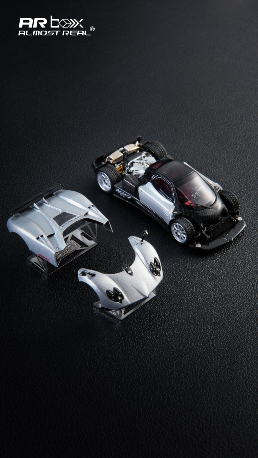 Almost Real 650401001 PAGANI ZONDA F - 2005 - GRIGIO MERCURIO 1:64