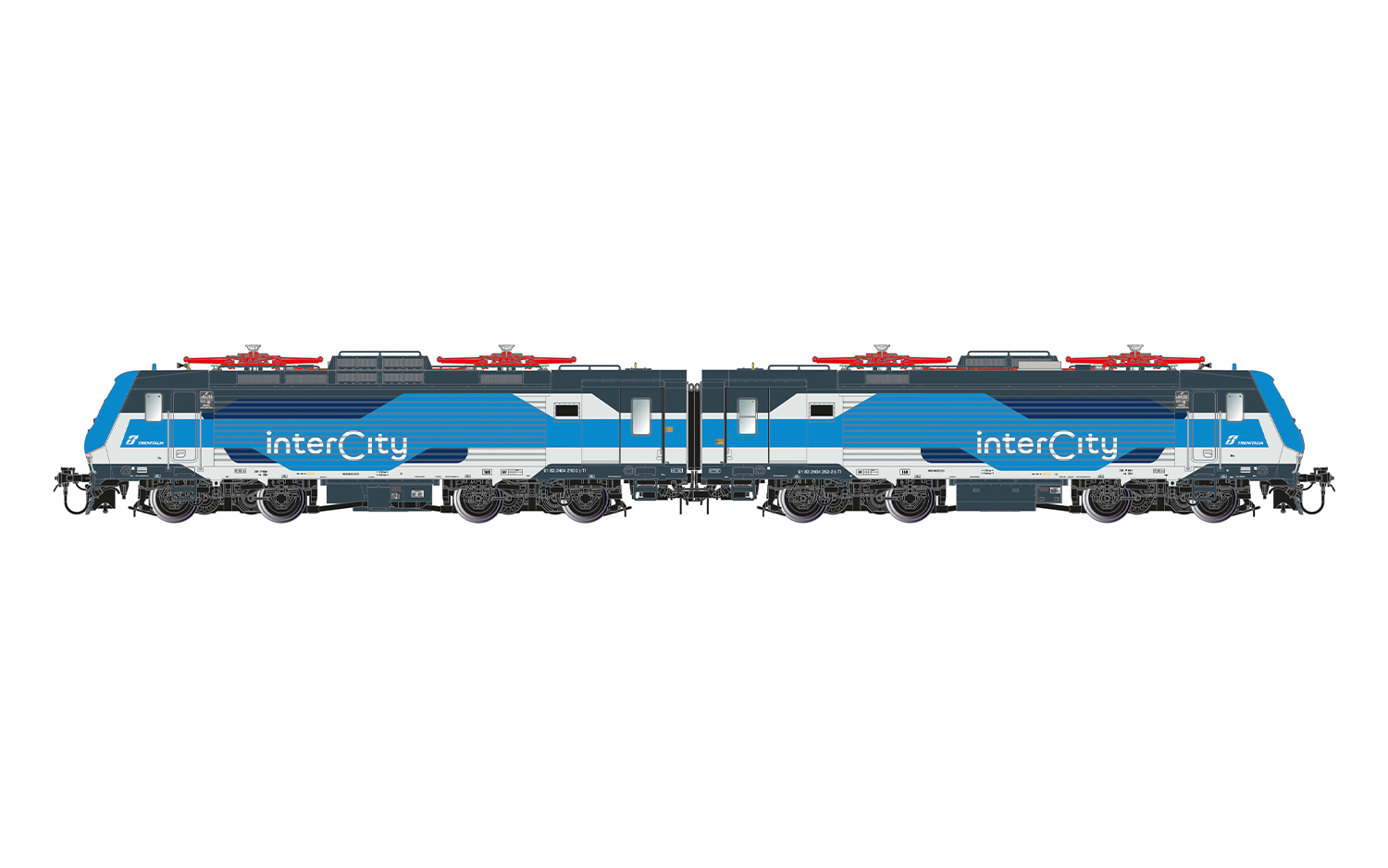 Lima HL2674 FS Trenitalia, 2-tlg. Set Elektrolokomotiven E.464 in neuer