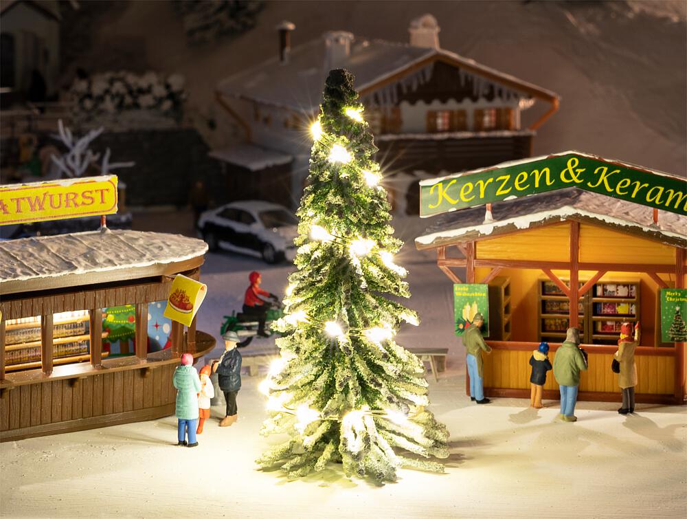 Faller 181245 Weihnachtsbaum mit Beleuchtung 1:87 Spur H0 Neu