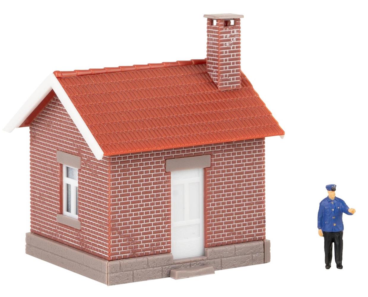 Faller 120306 Bahnbude mit Bahnwärter 1:87 Spur H0 Bausatz Neu
