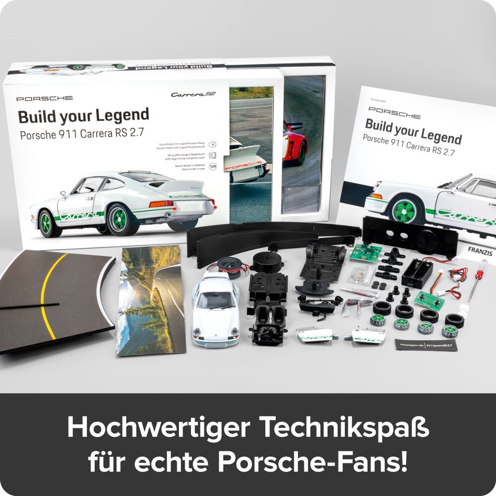 Franzis 67267 Build Your Legend: Porsche 911 Carrera RS 2.7 1:24