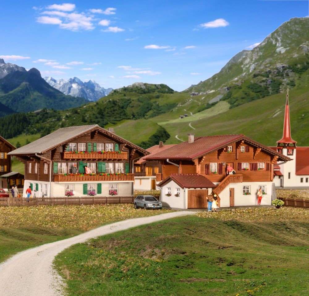 Kibri 37034 N Chalet Lenk, 2 Stück