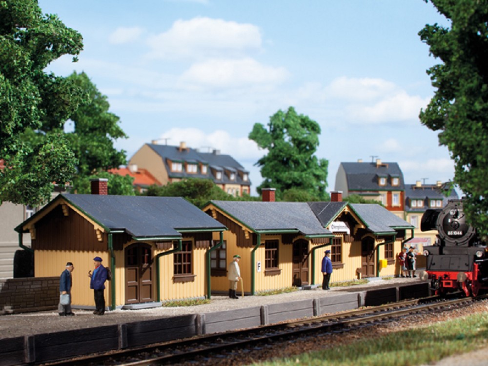 Auhagen 11358 Haltepunkt Obergittersee mit Nebengebäude