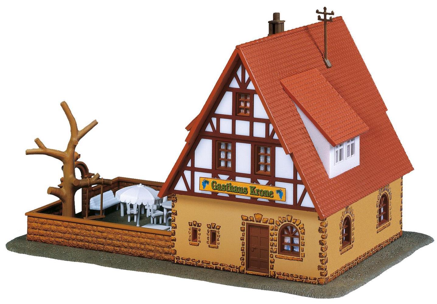 Faller 130314 Gasthaus Zur Krone 1:87 Spur H0 Bausatz Neu OVP