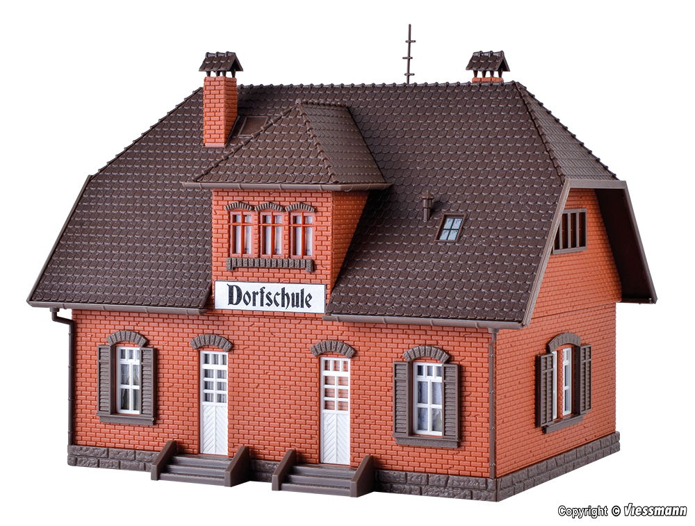Vollmer 43570 Kleine Dorfschule 1:87 Spur H0 Bausatz Neu OVP