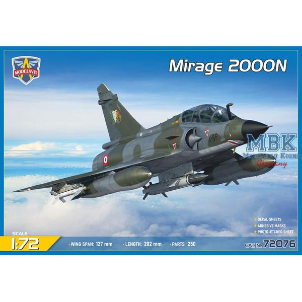 Modelsvit 72076 Mirage 2000 N with ASMP missile 1:72