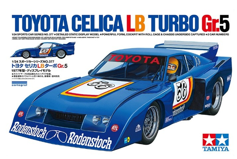 Tamiya 24377 1:24 Toyota Celica LB Turbo Gr.5