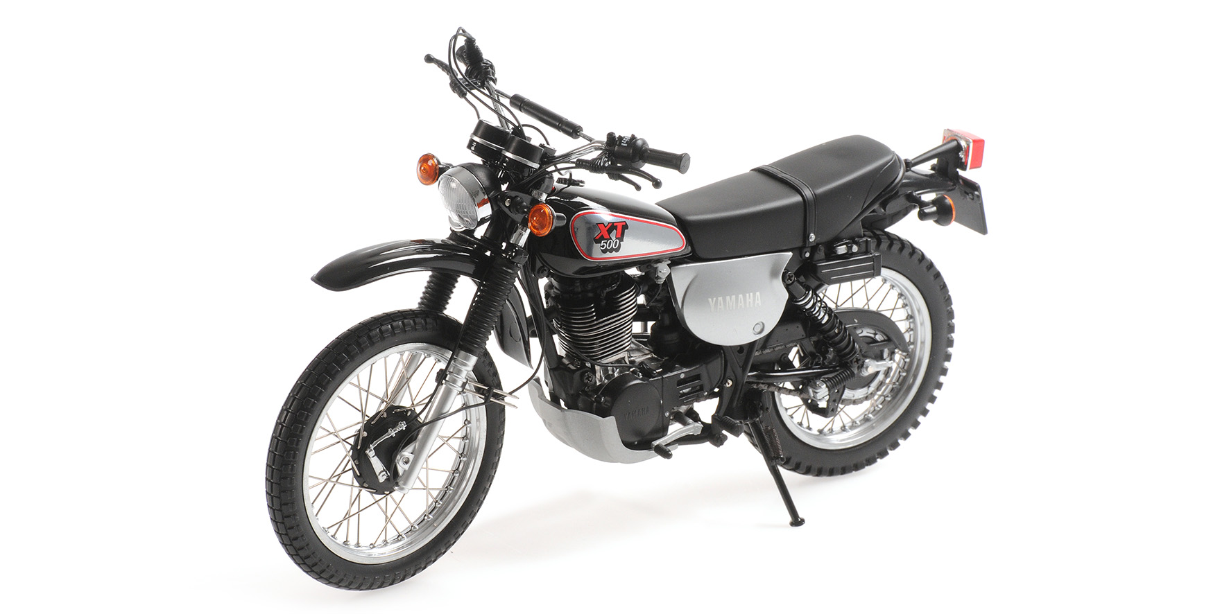 Minichamps 122163305 YAMAHA XT 500 1988 BLACK 1:12 Standmodell Neu