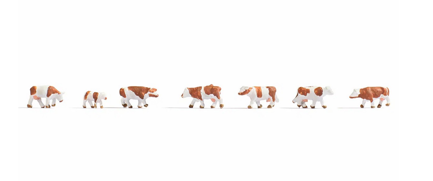 Noch 44251 Kühe braun-weiß 1:220 Spur Z NEU OVP Tiere