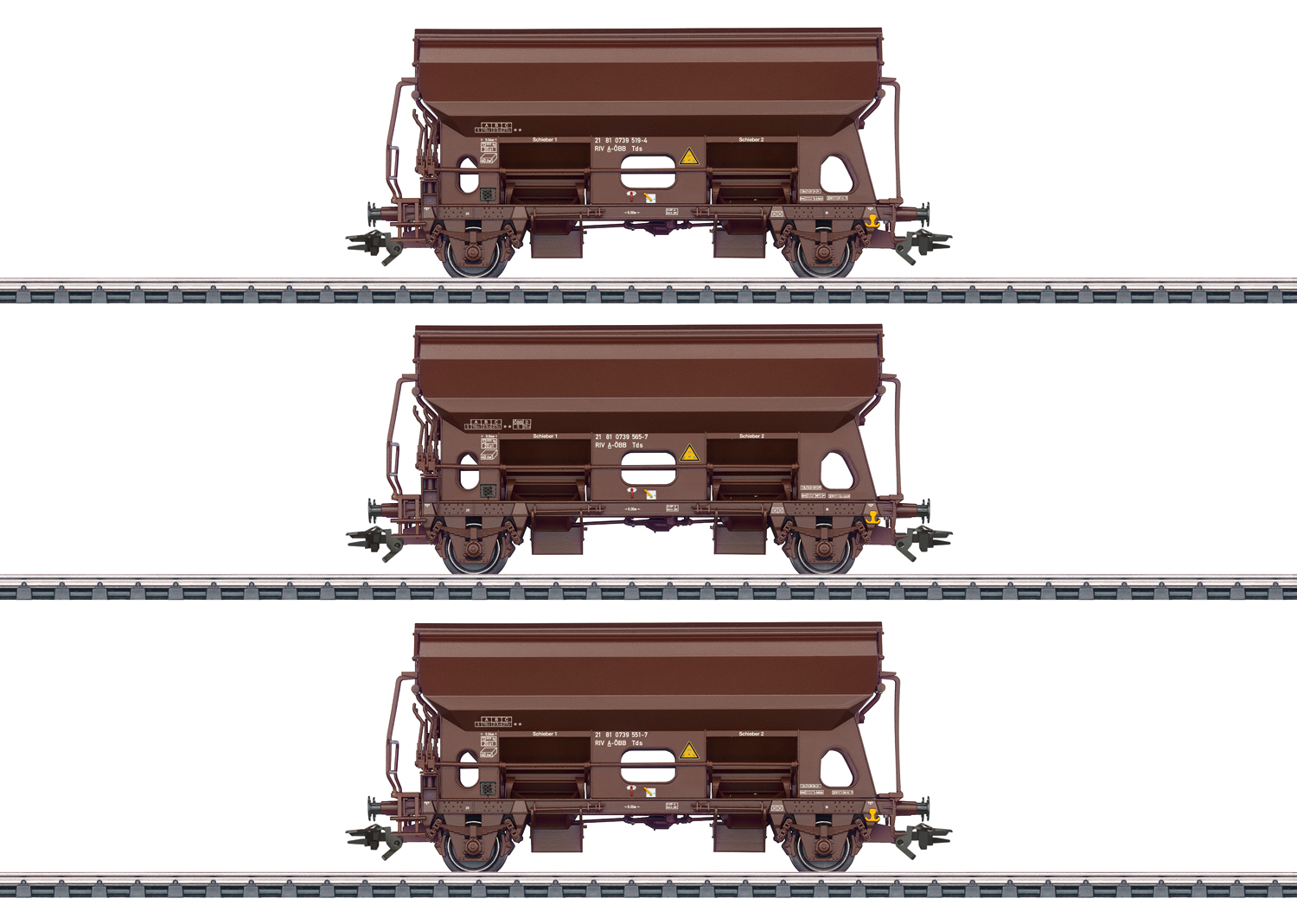 Märklin 46334 Schwenkdachwagenset ÖBB