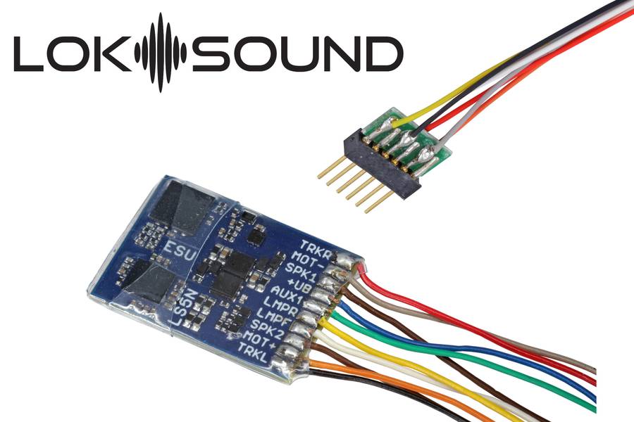 ESU 58926 LokSound 5 Nano DCC "Leerdecoder" 6-pin Spur N/TT