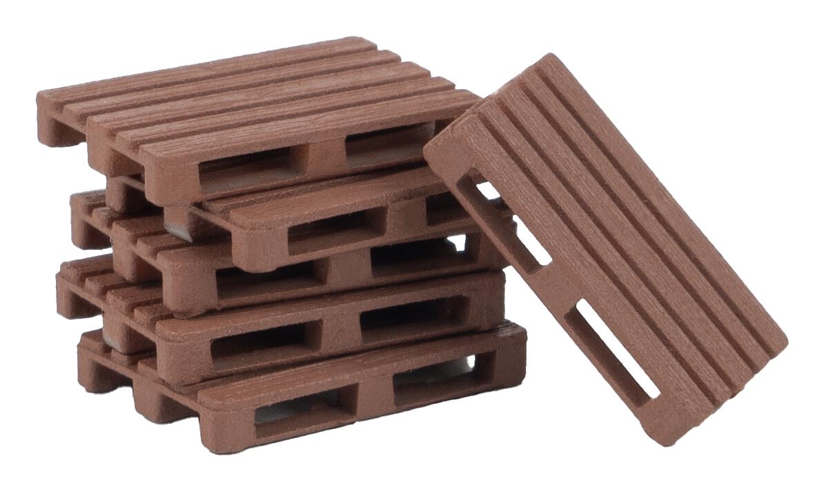 Faller 180876 60 Holzpaletten 1:87 Spur H0 Neu OVP