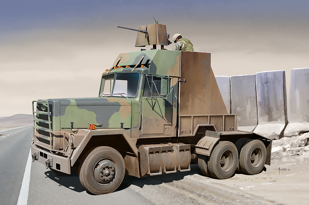 Trumpeter 01084 M915 Gun Truck 1:35 Modellbausatz Neu OVP