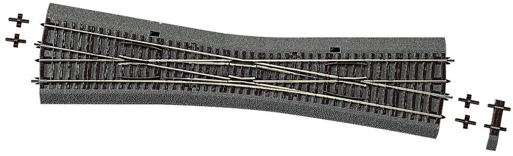 Roco 42591 Einfache Kreuzungsweiche EKW10 345 mm Spur H0