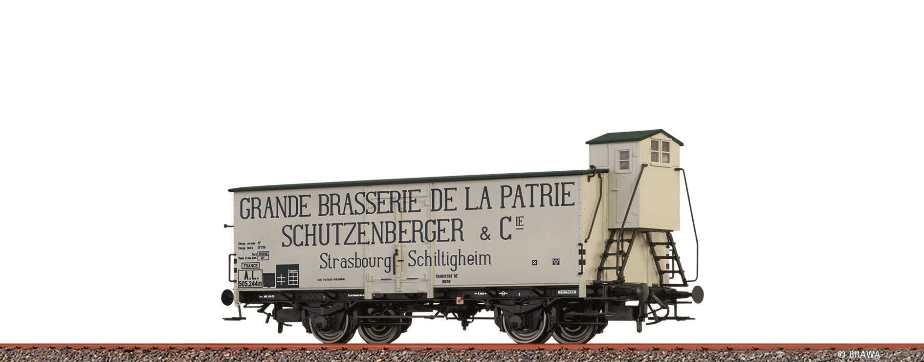 Brawa 51205 H0 Bierwagen "Brasserie Schutzenberger" A.L.