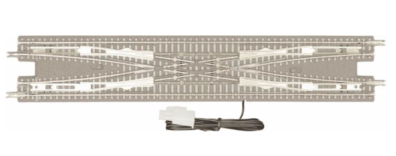 Rokuhan R082 Doppelte Gleisverbindung mit Betonschwellen Spur Z
