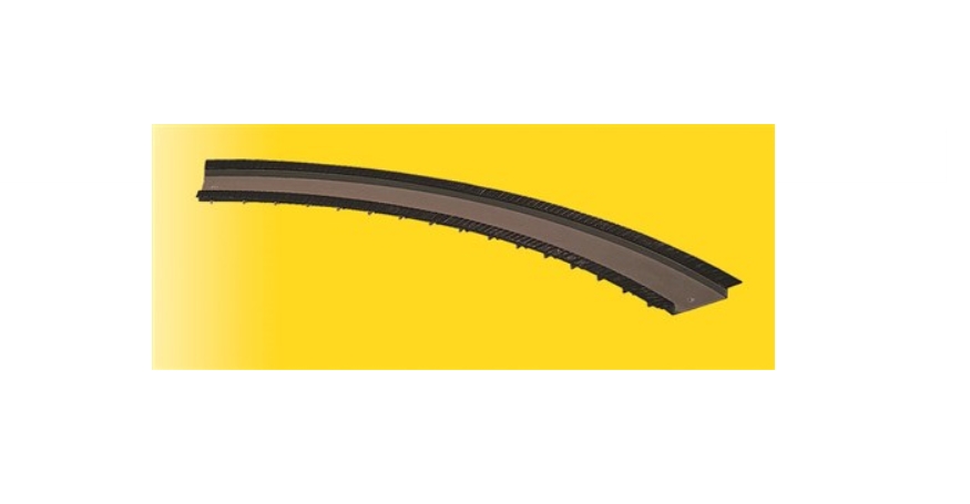 Vollmer 44043 H0 Fahrbahn gebogen, 22,9 cm, 1 Stück
