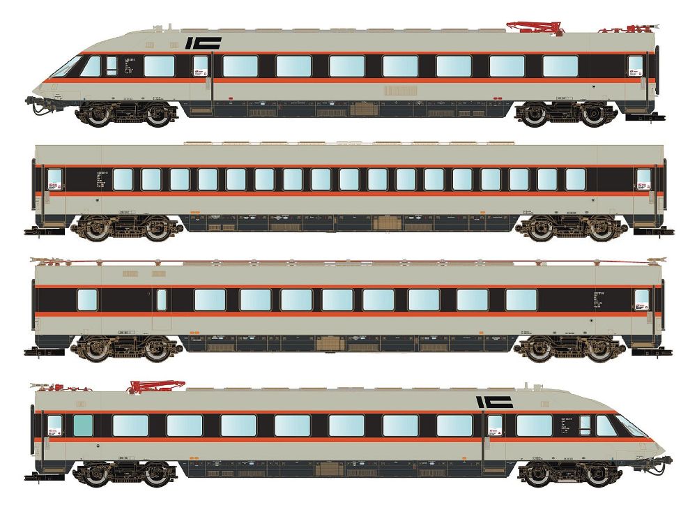 LS Models 16001 Triebzug ET 403 4-tlg. DB Ep.IVa IC 1:87 Spur H0 DC
