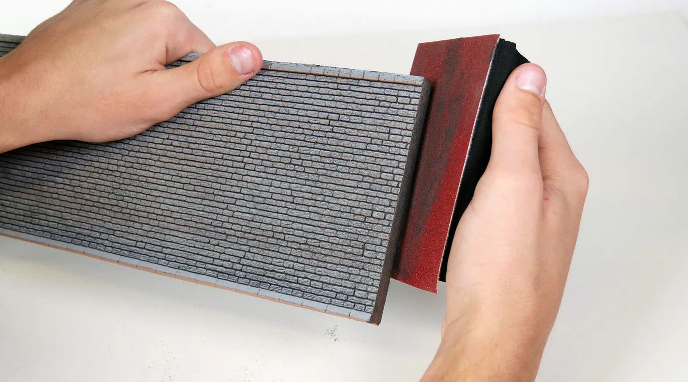Noch 58055 Mauer extra lang 66,8 x 12,5 cm 1:87 Spur H0 Neu OVP