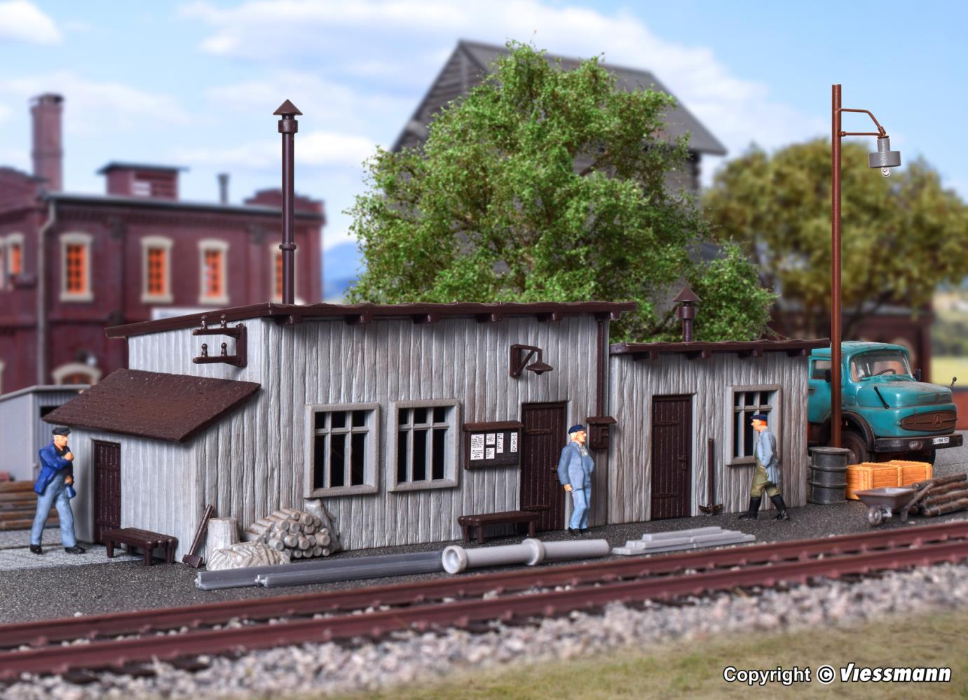 Vollmer 45713 Bauhütte 1:87 Spur H0 Bausatz Neu OVP