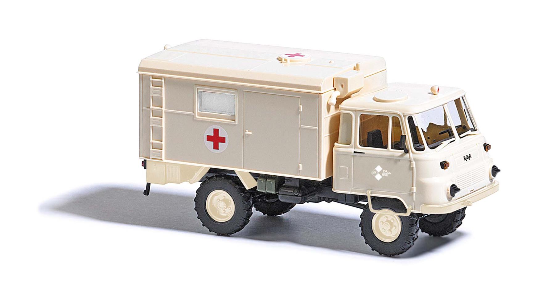 Busch 50249 Robur LO 2002 A Koffer Sankra beige 1:87 Spur H0