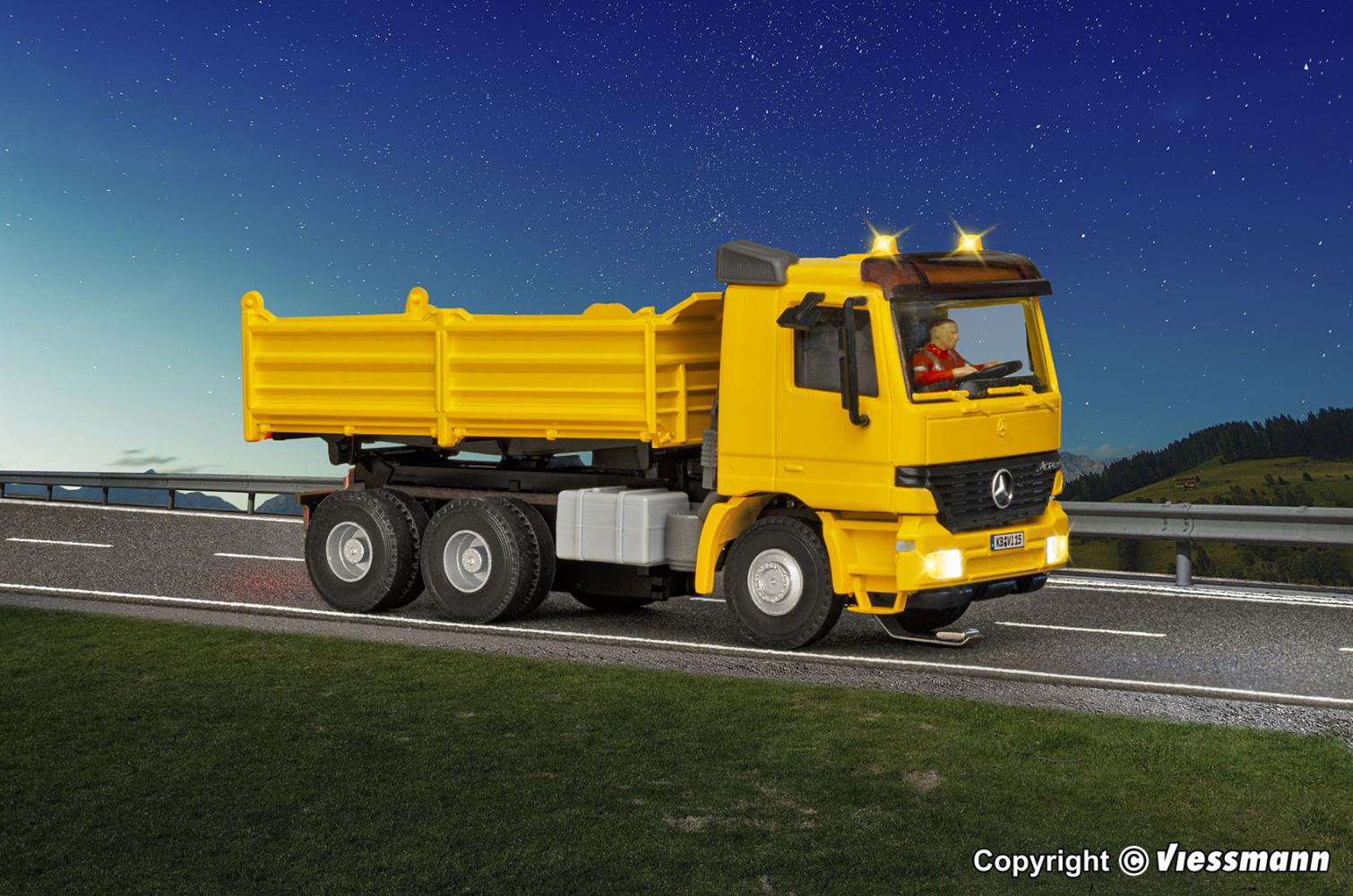 Viessmann 8015 MB ACTROS 3-achs Muldenkipper 1:87 Spur H0 Neu