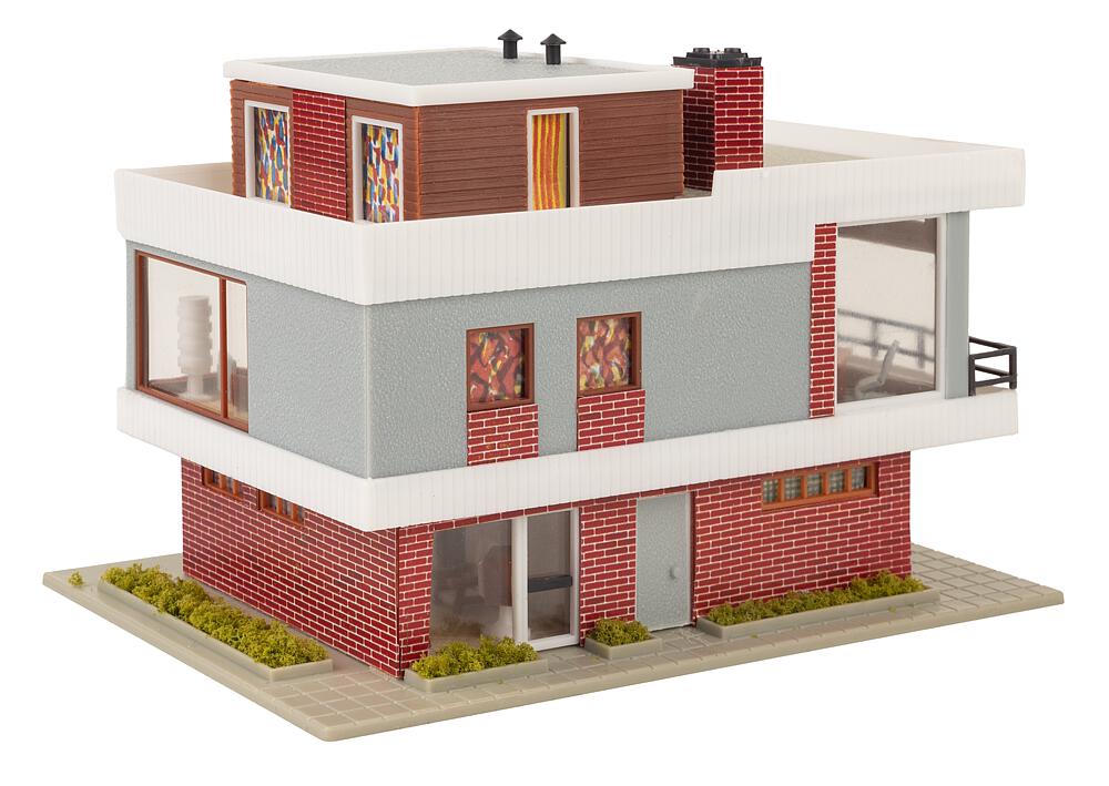 Faller 109257 B-257 Modernes Haus mit Flachdach 1:87 Spur H0 Neu