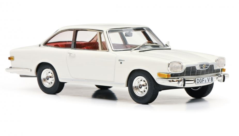 Schuco 450913300 GLAS 2600 V8 weiß - 1:43 - PRO.R43 - Neu - OVP