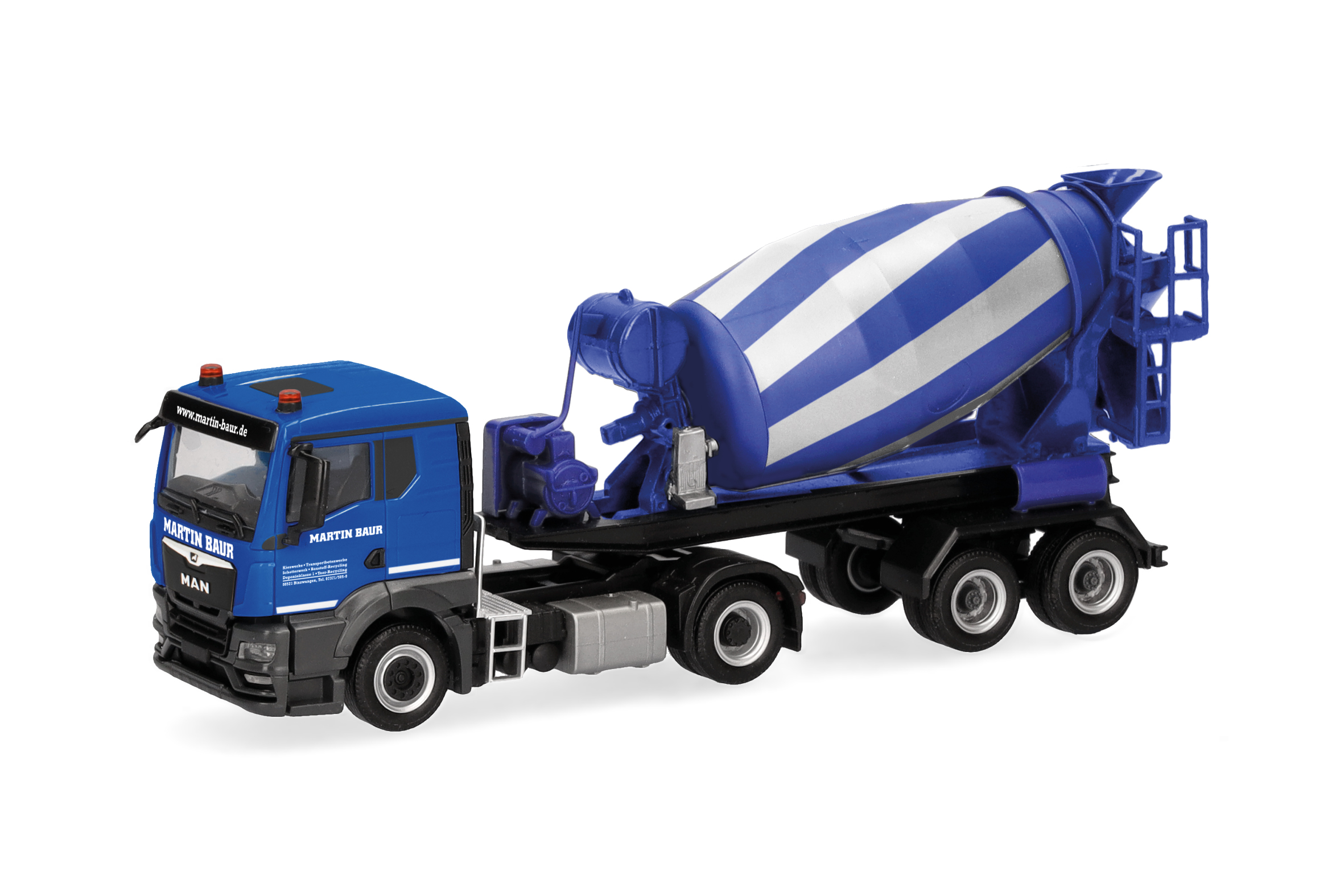 Herpa 320375 MAN TGS TN Betonm.-Sz Baur