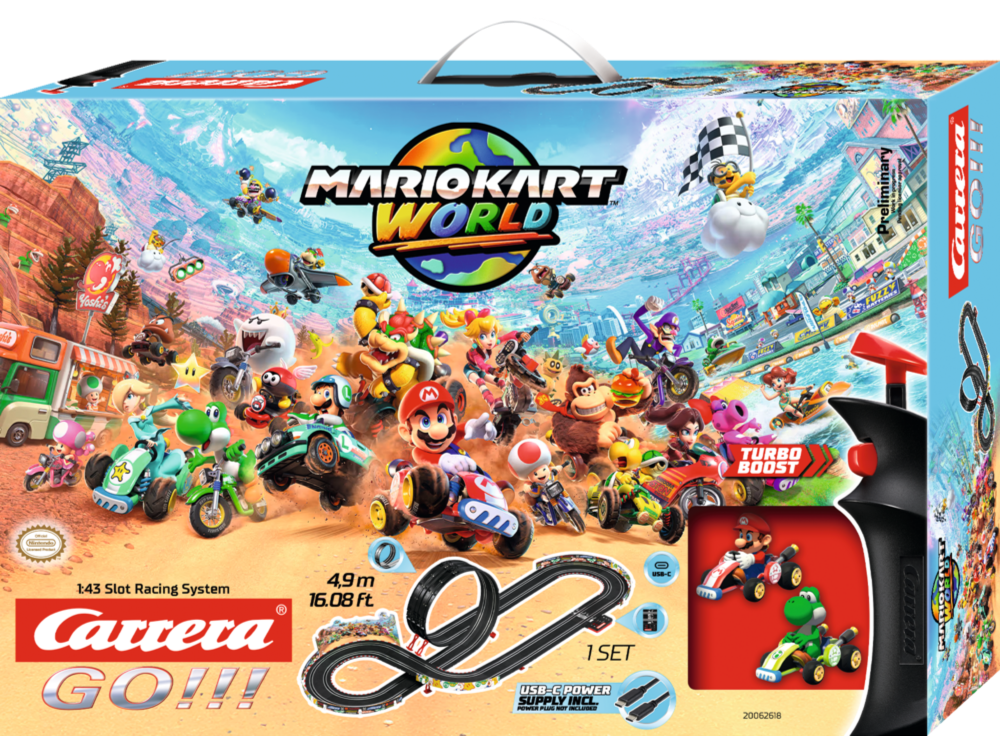 Carrera 20062618 Mario Kart(TM) World GO!!! Autorennbahn Set