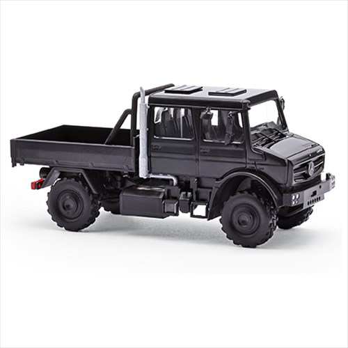 Busch 51085 MB Unimog U5023 Doppelkabine Schwarz 1:87 Spur H0