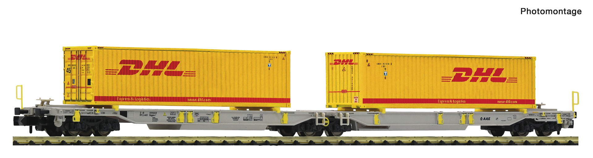 Fleischmann 6660069 Doppeltaschen-Gelenkwagen T2000