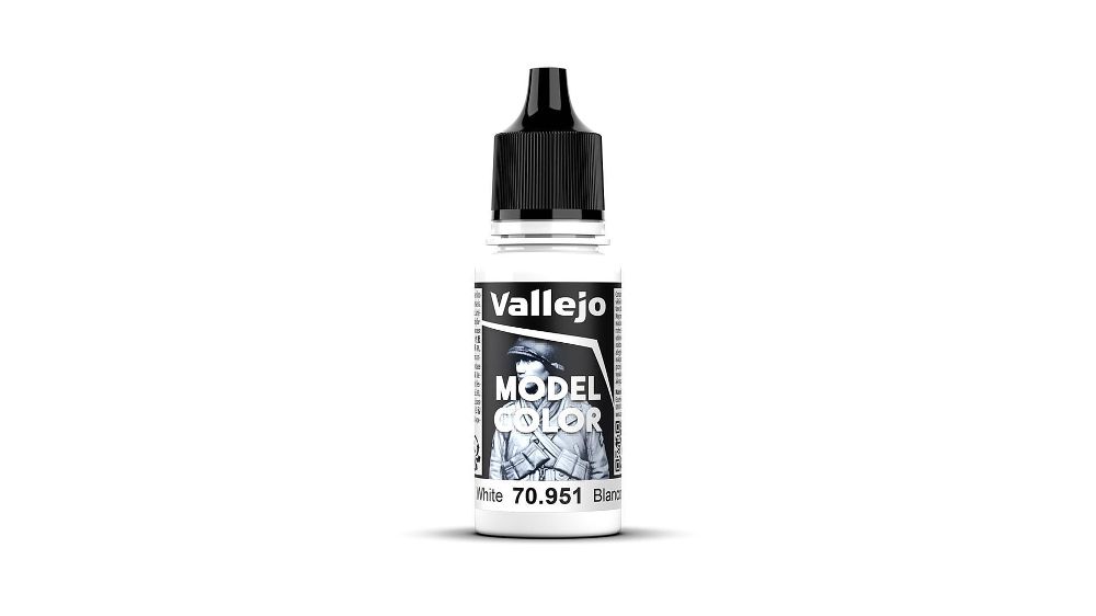 Vallejo 70951 Weiß, matt, 18 ml Model Color NEU