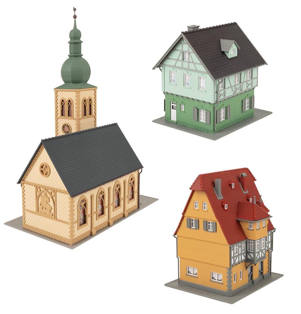 Faller 190038 Aktions-Set Dorfleben 1:87 Spur H0 Bausatz NEU OVP