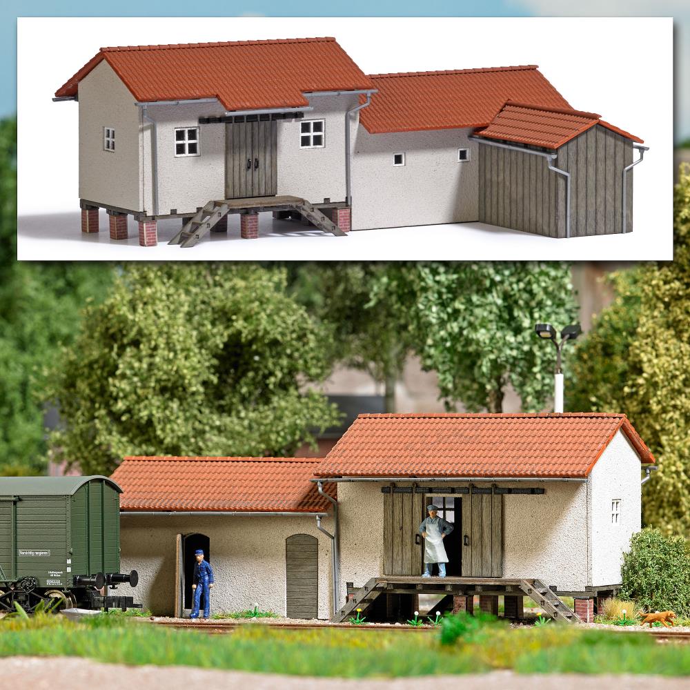 Busch 1955 Güterschuppen Rothenstadt 1:87 Spur H0 Bausatz