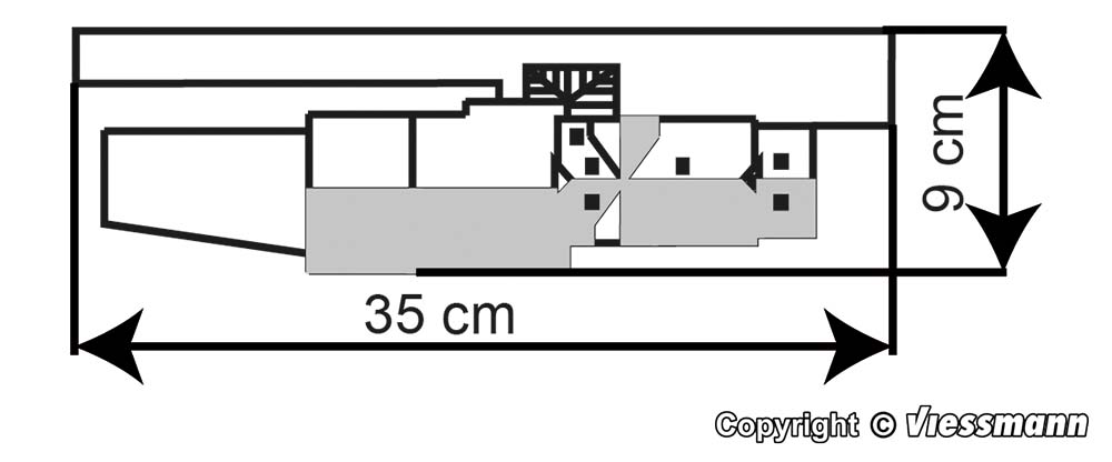 Kibri 36702 Bahnhof Rodach 1:220 Spur Z Bausatz Neu OVP