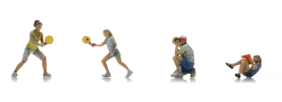 Artitec 5870092 Campingglück: Spielen 1:87 Spur H0 Neu OVP Figuren