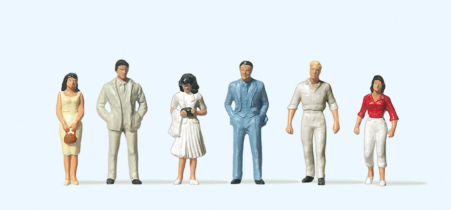 Preiser 14022 Passanten 1:87 Spur H0 Neu OVP Figuren
