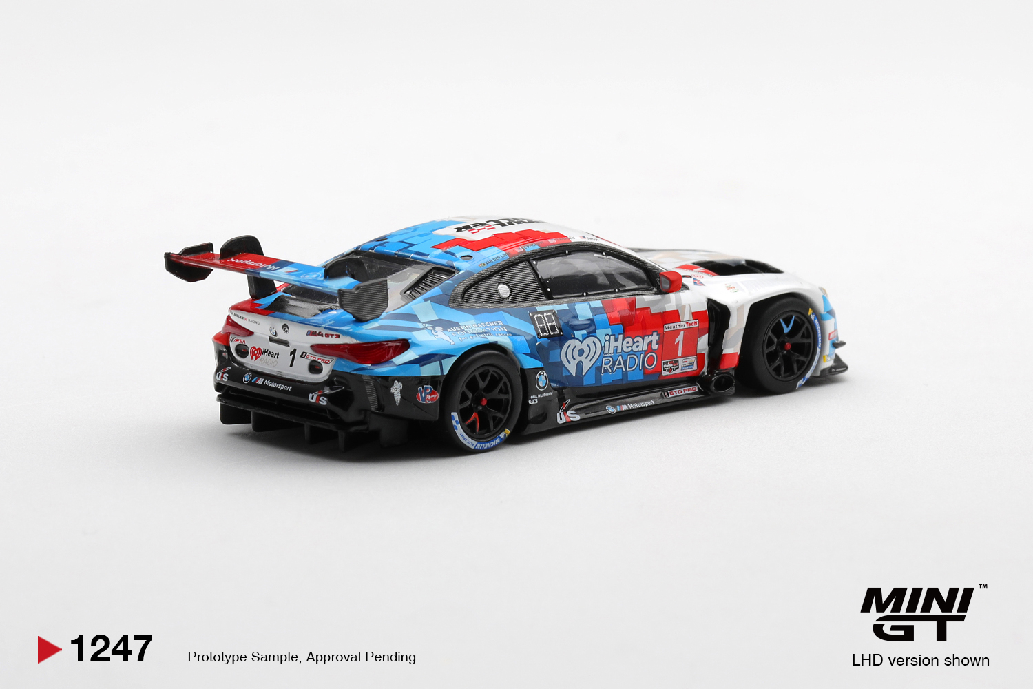 Mini GT 1247 1:64 BMW M4 GT3 EVO #1 PAUL MILLER RACING DAYTONA 24 HRS