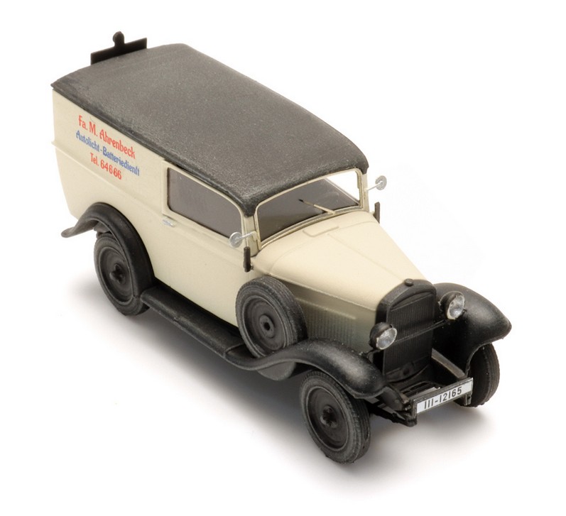 Artitec 387.649 Opel 1.2l Kastenwagen Ahrenbeck 1:87 Spur H0 NEU